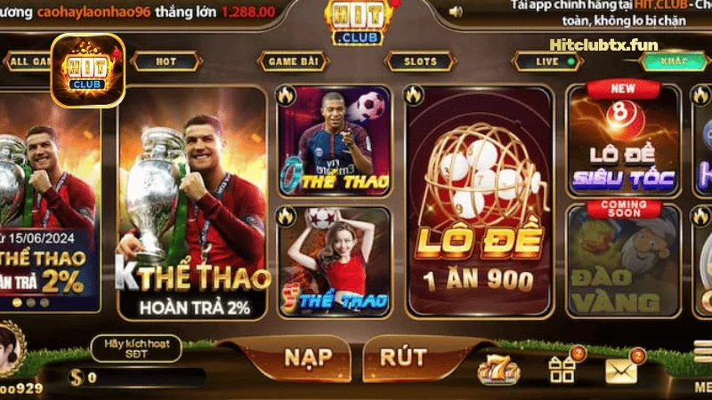 Các Sảnh Cá Cược Thể Thao Tại Hit Club